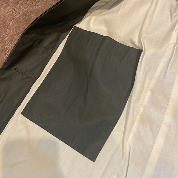 Banana Republic gray collared coat/jacket, Womens size XS - Picture 6 of 9